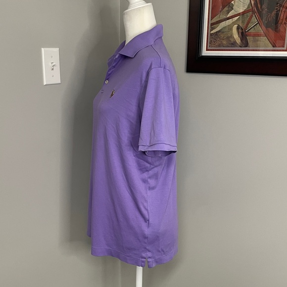 POLO Ralph Lauren mens lavender purple polo shirt Classic Fit size Medium - Picture 3 of 5